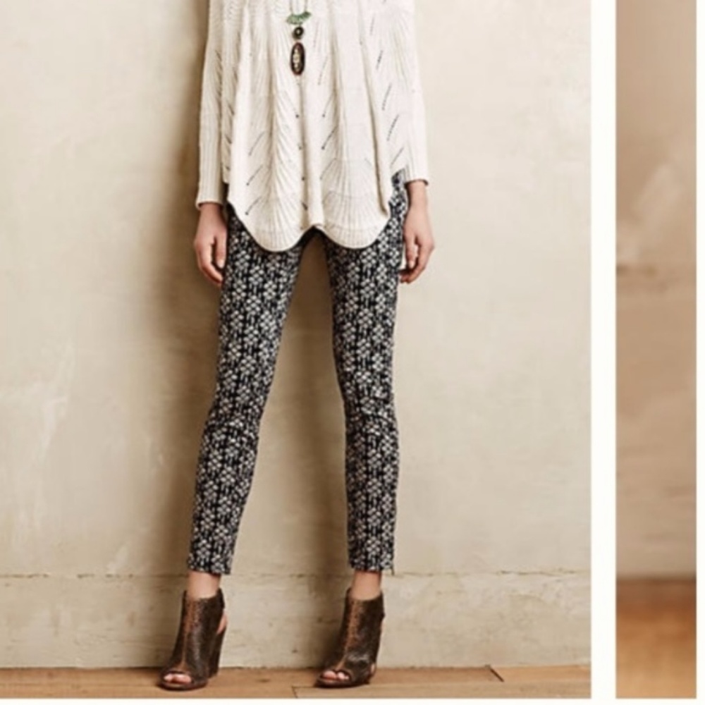 Anthropologie Pilcro Serif Sateen Skinny Jeans - Picture 3 of 8